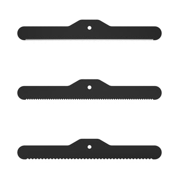 3-Piece Spare Deshedding Blade Set - Black