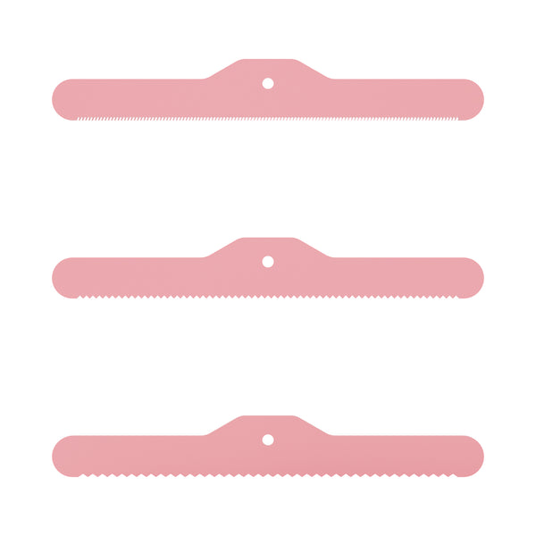 3-Piece Spare Deshedding Blade Set - Pink