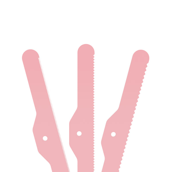 3-Piece Spare Deshedding Blade Set - Pink