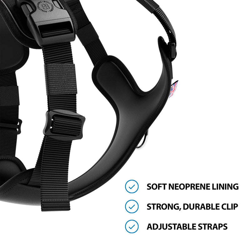 Anti Pull Hurricane Harness - With Handle - Black