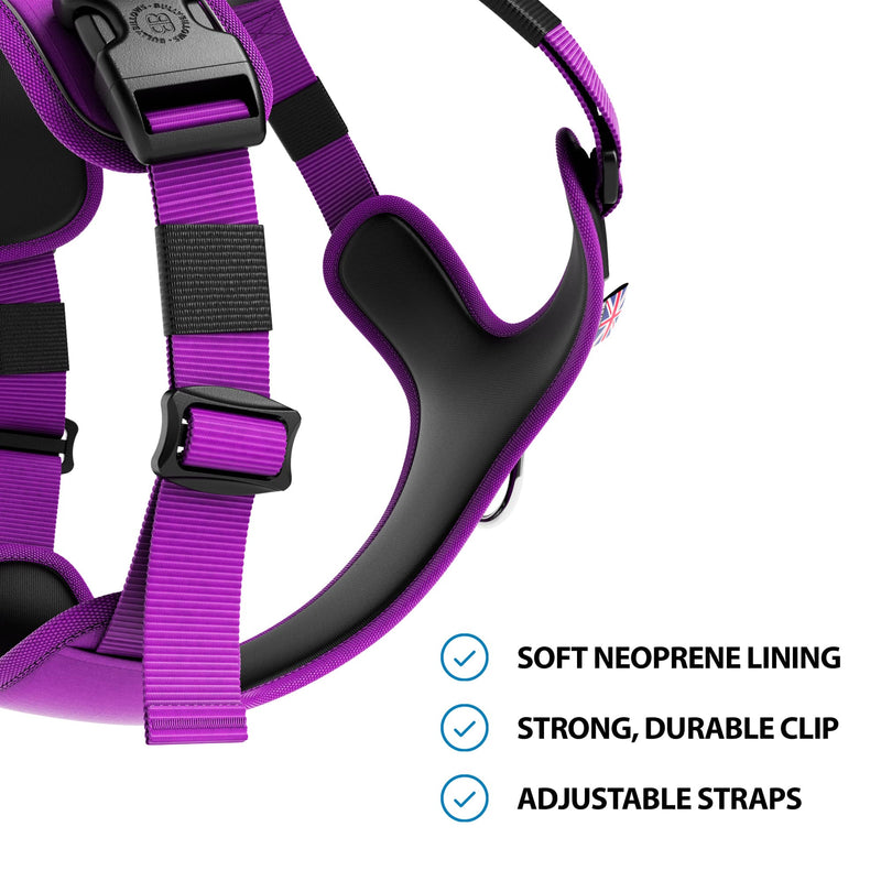 Anti Pull Hurricane Harness - With Handle - Purple