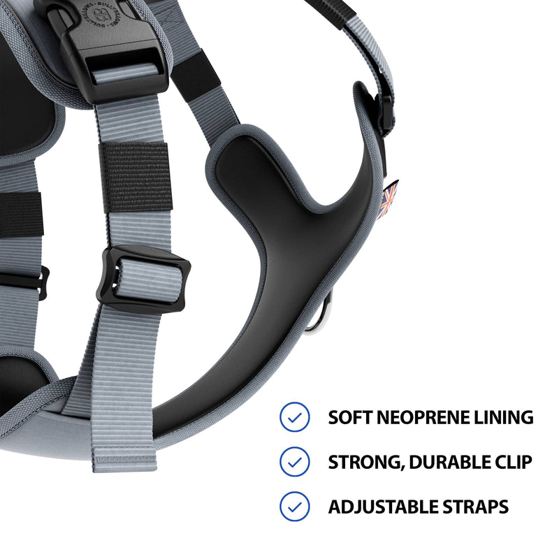 Anti Pull Hurricane Harness - With Handle - Grey