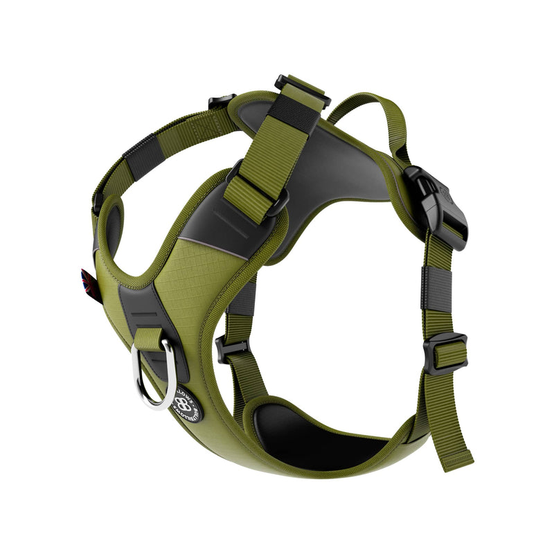Anti Pull Hurricane Harness - With Handle - Olive Green