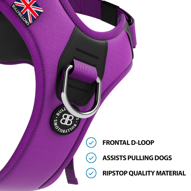 Anti Pull Hurricane Harness - With Handle - Purple