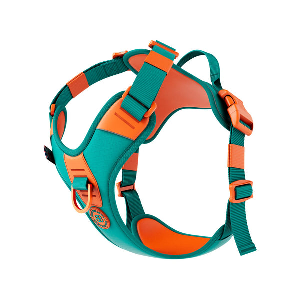 Anti Pull Hurricane Harness Lighter | With Handle - Turquoise X Orange