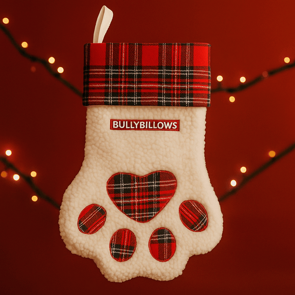 Dog Paw Christmas Stocking