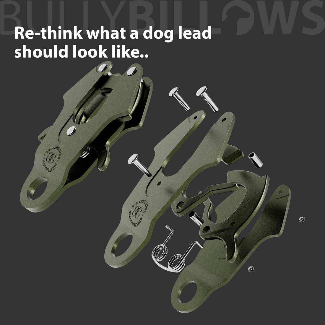 featured image of 1.4m Lighter Swivel Combat Lead | Anti-Tangle & Secure Clip - Khaki x Khaki