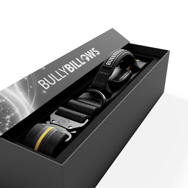 2.5cm Light Up LED Combat® Collar | Handle - Black