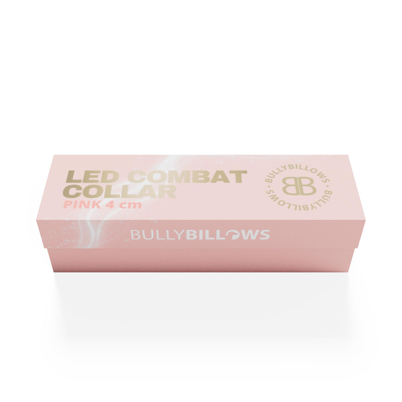 4cm Light Up LED Combat® Collar | Handle - Pink