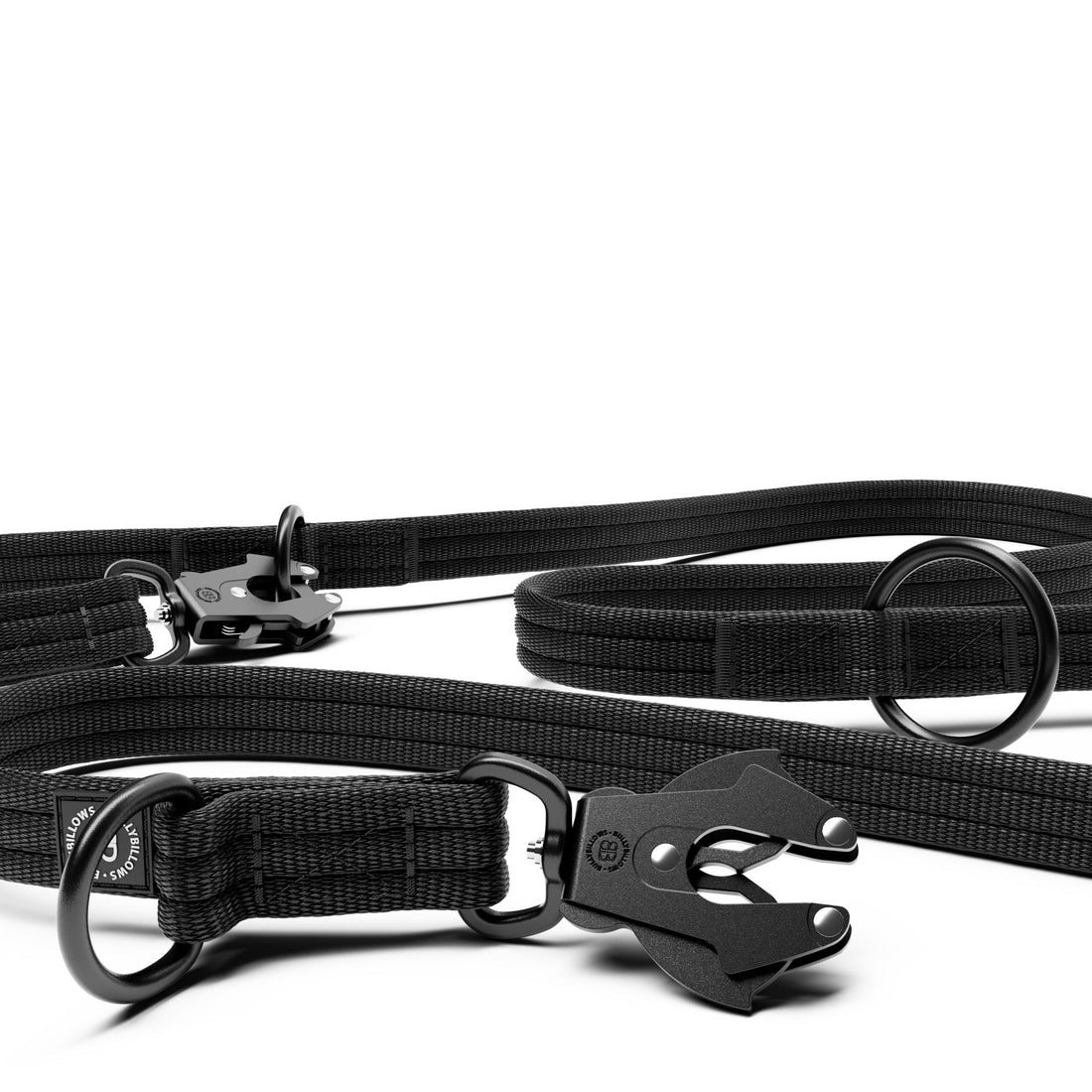 featured image of Lightweight Training Double Ended Dog Lead | 2m Length - Black
