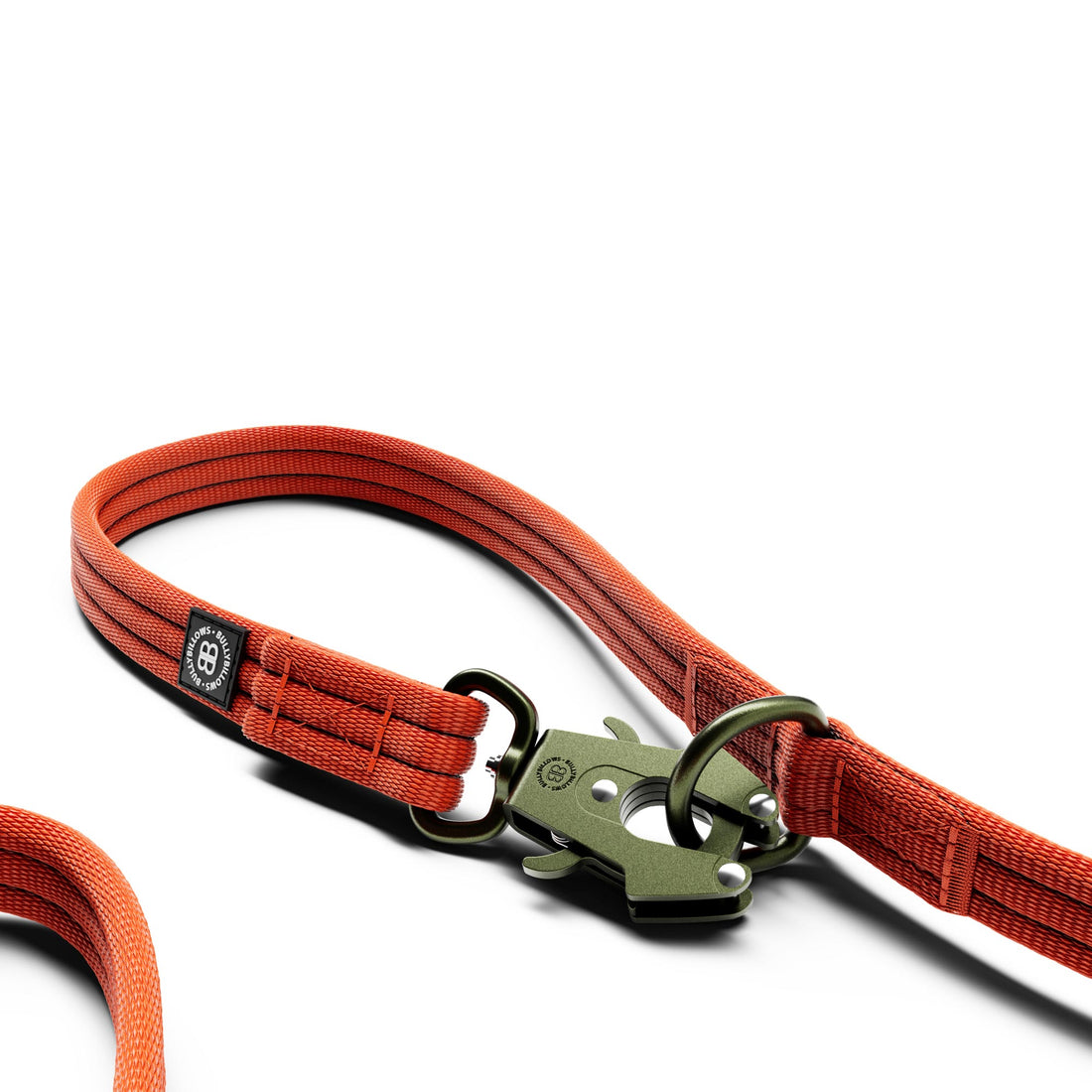 featured image of Lightweight Training Double Ended Dog Lead | 2m Length - Burnt Orange x Khaki