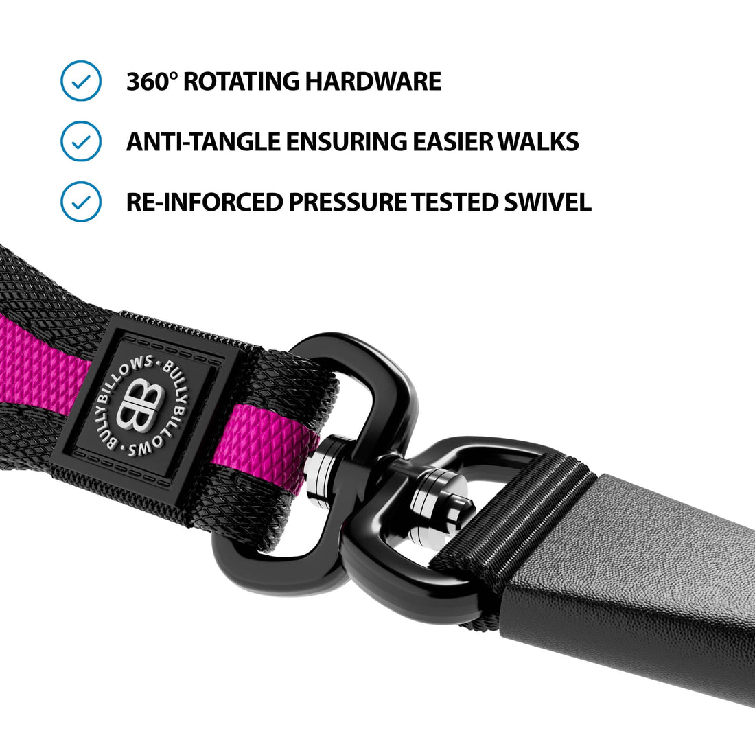 featured image of Slip Training Lead | Anti Pull & No Choking -  Magenta