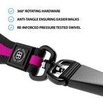 Slip Lead | Anti-Pull & Anti-Choking Training Lead - Magenta