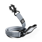 1.2m Mini Combat Lead | Foam & Neoprene Lined with Soft Handle - Metal Grey
