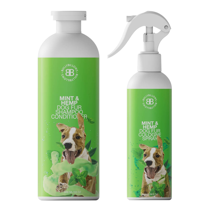 Shampoo/Conditioner with Cologne Spray - Mint & Hemp