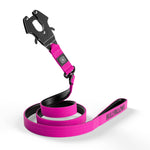 1.4m Swivel Combat Lead | Neoprene Lined, Secure Rated Clip with Soft Handle - Magenta