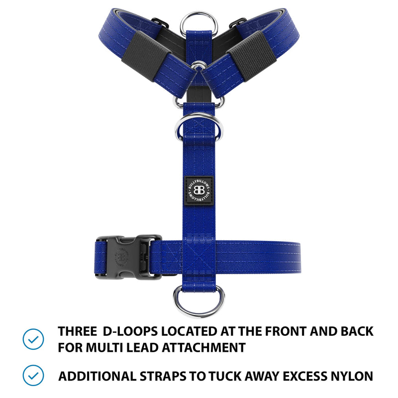 Anti-Pull TRI-Harness® | Training Dog Harness for All Breeds - Blue