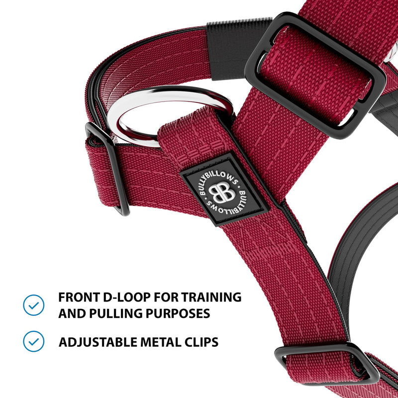 Anti-Pull TRI-Harness® | Training Dog Harness for All Breeds - Burgundy