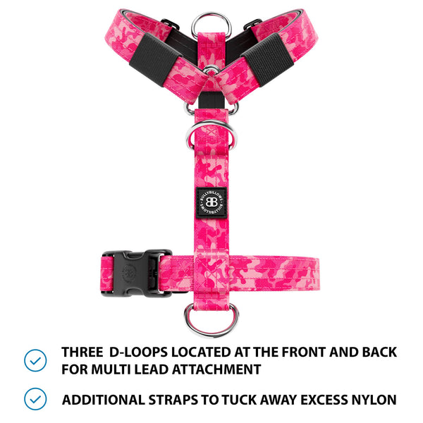 Anti-Pull TRI-Harness® | Training Dog Harness for All Breeds - Bubblegum