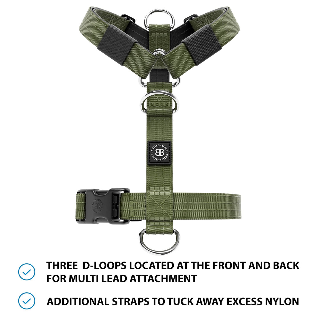 featured image of Anti-Pull TRI-Harness® | Training Dog Harness for All Breeds - Khaki