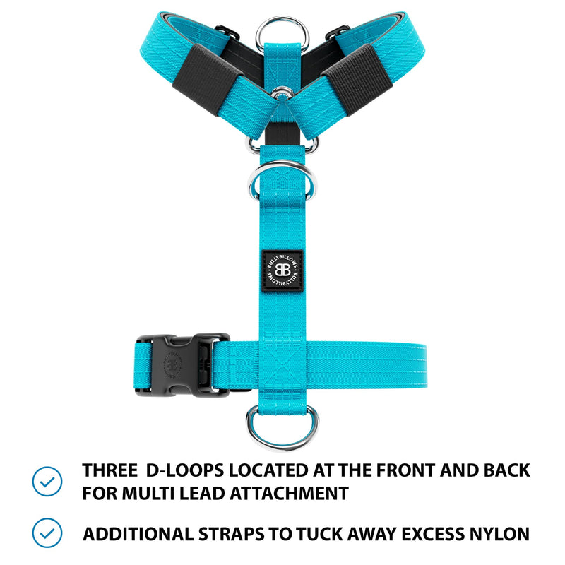 Mini Training Anti Pull TRI-Harness® | Small Breeds - Light Blue