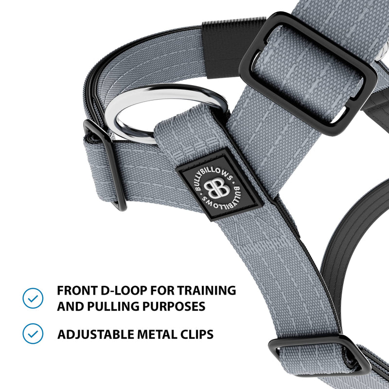 Anti-Pull TRI-Harness® | Training Dog Harness for All Breeds - Metal Grey