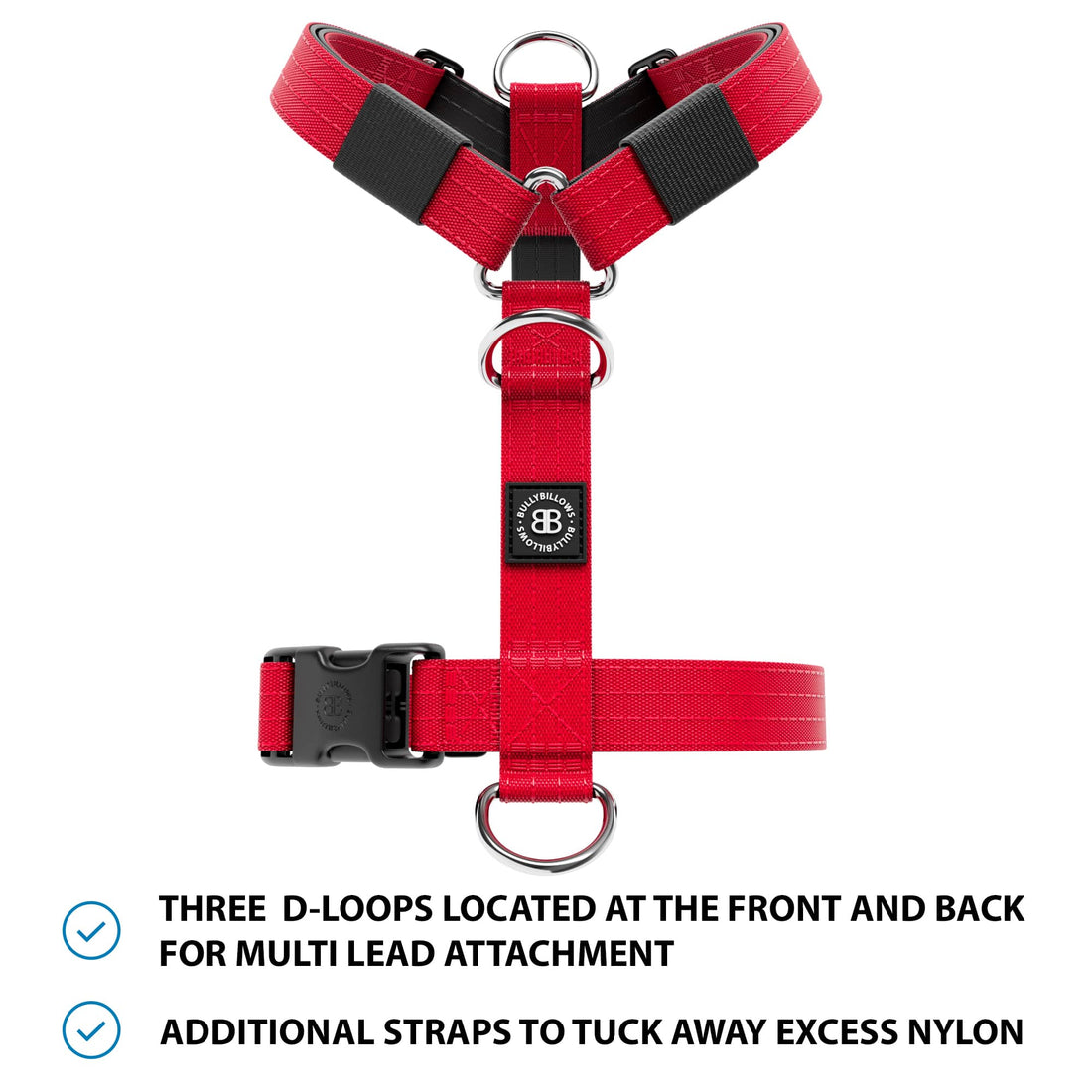 featured image of Anti-Pull TRI-Harness® | Training Dog Harness for All Breeds - Red