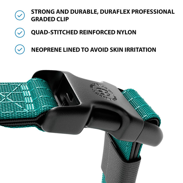 Anti-Pull TRI-Harness® | Training Dog Harness for All Breeds - Turquoise