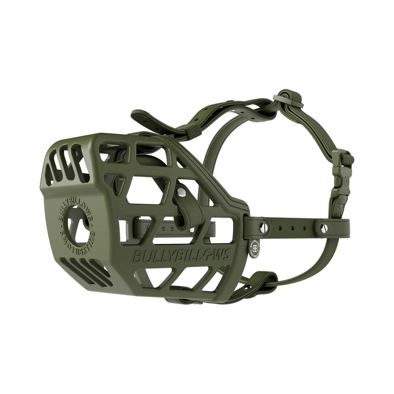 Premium Comfort Muzzle | x2 Additional Head Straps - Khaki