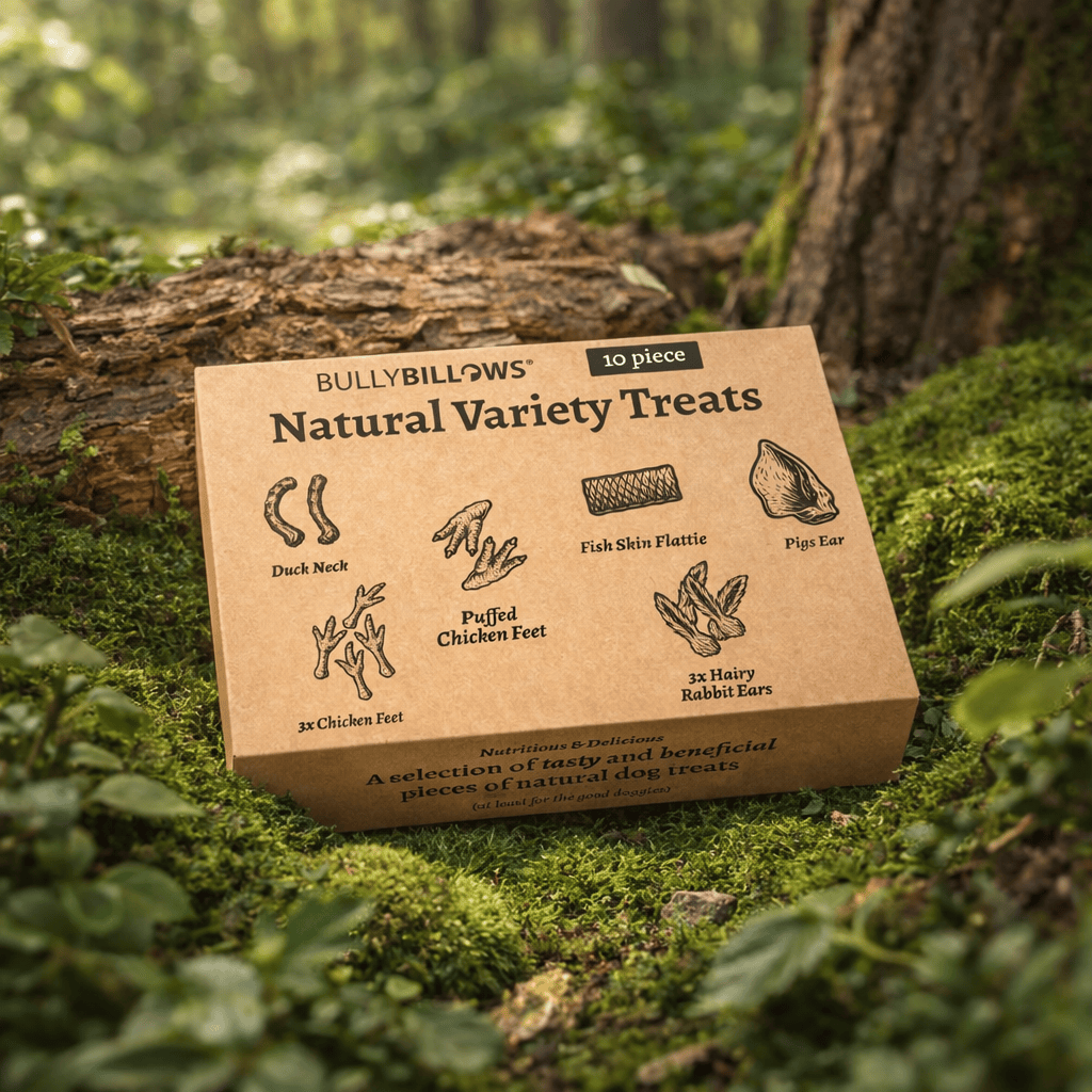 BullyBillows Dog Treat Variety Box - 10 Pieces