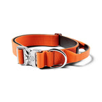 4cm Combat® Collar | With Handle & Rated Clip - PLATINUM - Orange v2.0