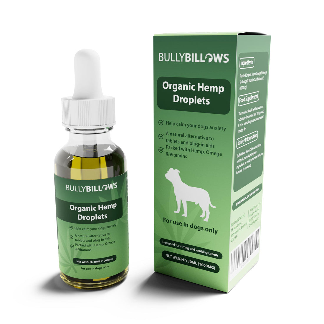 featured image of 1000mg Hemp & Omega Dog Droplets - Add to Food/Water
