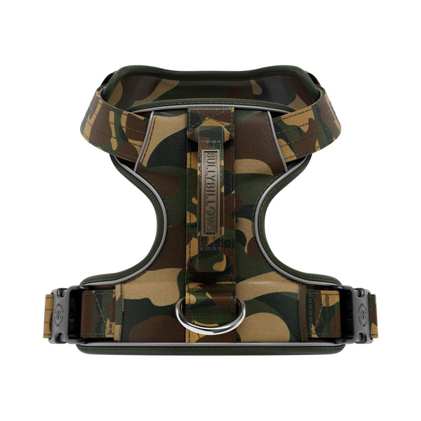 Comfort Premium Harness | Non Restrictive - Green Camouflage