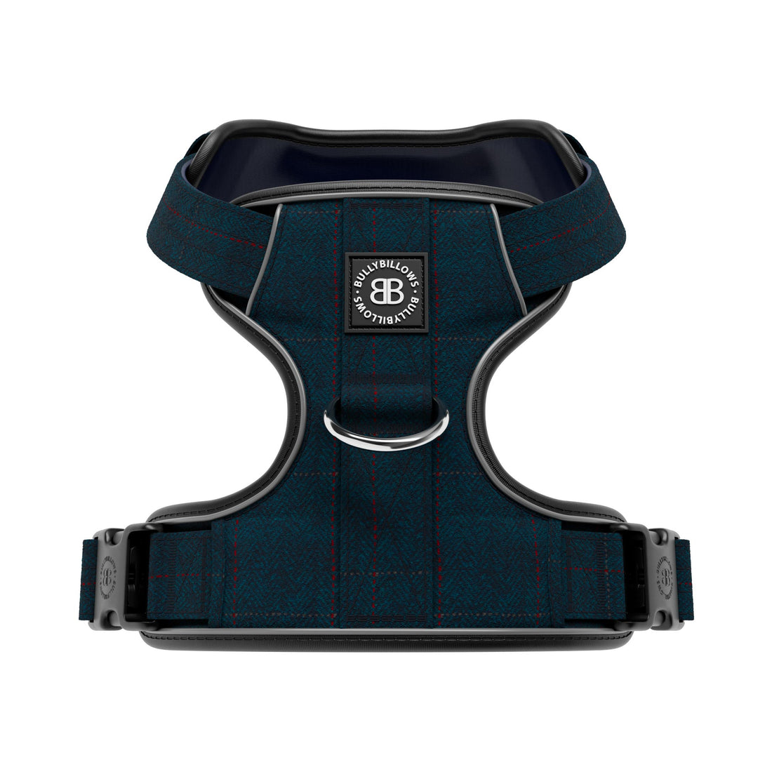 featured image of Premium Comfort Herringbone Harness | Non Restrictive - Midnight Blue