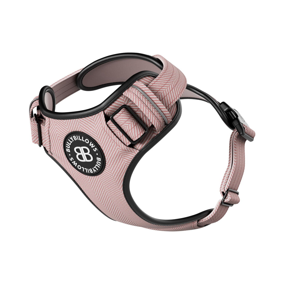 featured image of Premium Comfort Herringbone Harness | Non Restrictive - Soft Pink