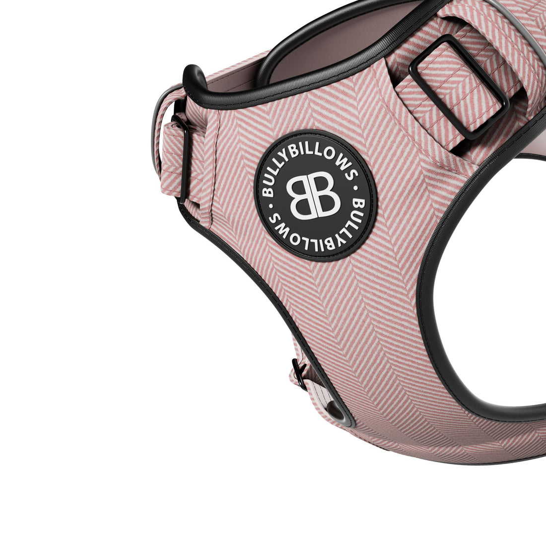 featured image of Premium Comfort Herringbone Harness | Non Restrictive - Soft Pink
