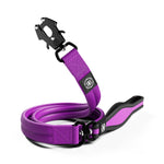 1.2m Mini Combat Lead | Foam & Neoprene Lined with Soft Handle - Purple
