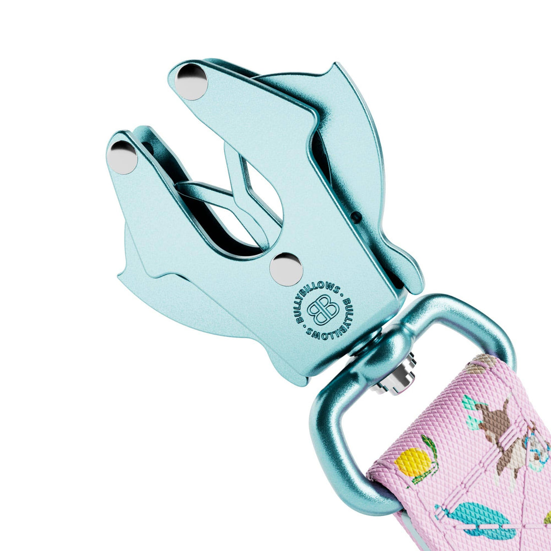 featured image of 1.2m Lighter Swivel Combat Lead | Anti-Tangle & Secure Clip - BalmyBillows Pink