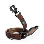 Tweed 1.2m Mini Combat Lead | Foam & Neoprene Lined with Soft Handle - Classic Tan