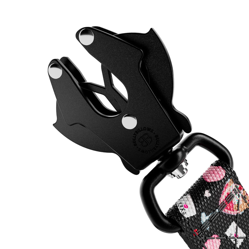 Power Love 5cm Collar and Lead Bundle - Black