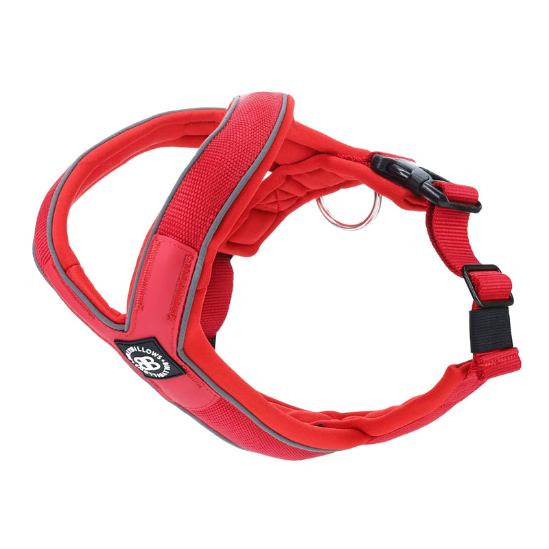 Slip-on Harness & Mini Combat Lead Bundle – Red