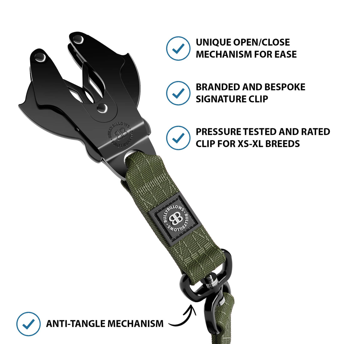 featured image of 1.4m Khaki Swivel Combat Lead