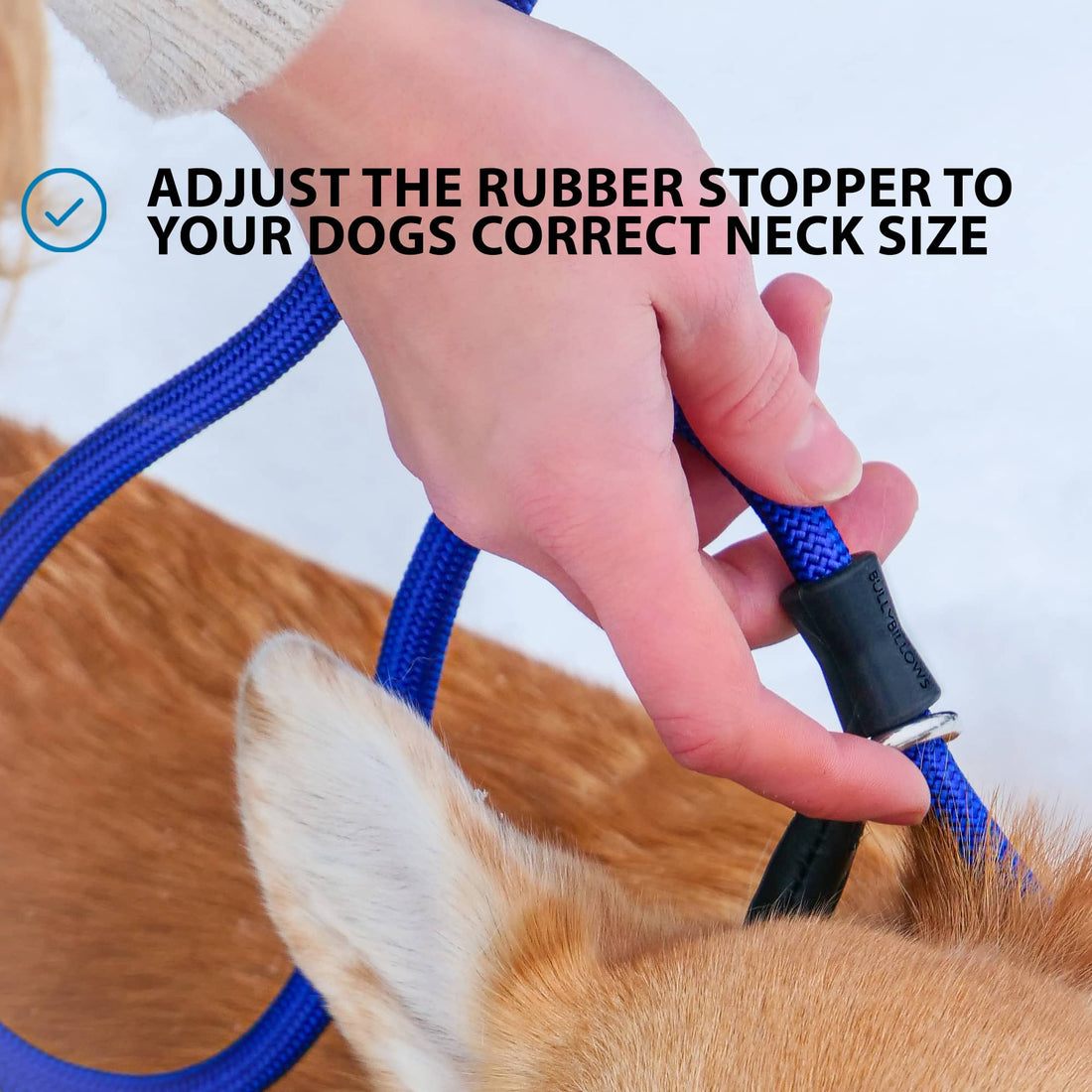 featured image of Slip Training Lead | Anti Pull & No Choking -  Grey