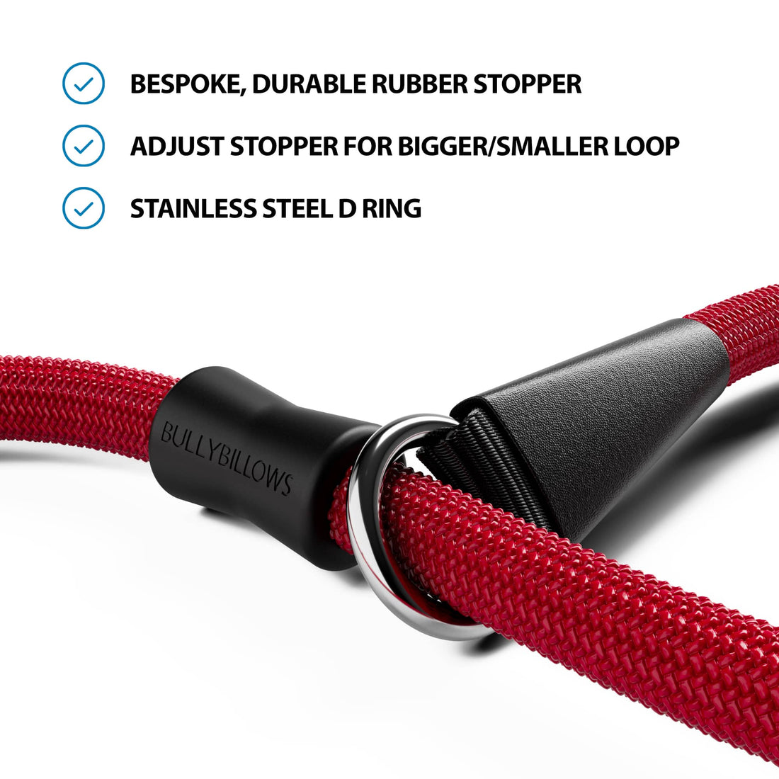 featured image of Slip Training Lead | Anti Pull & No Choking -  Red
