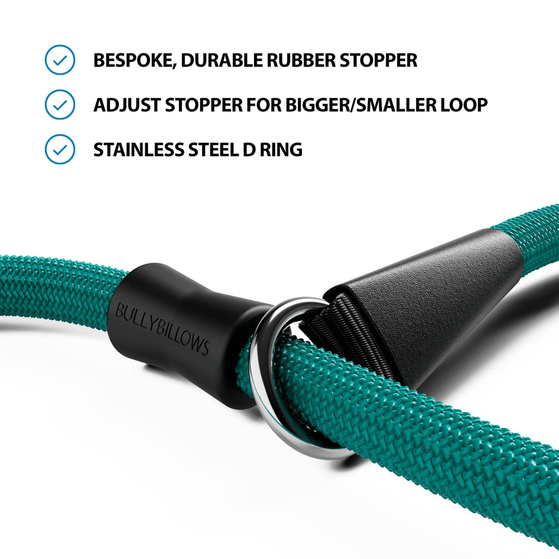 featured image of Slip Training Lead | Anti Pull & No Choking - Turquoise