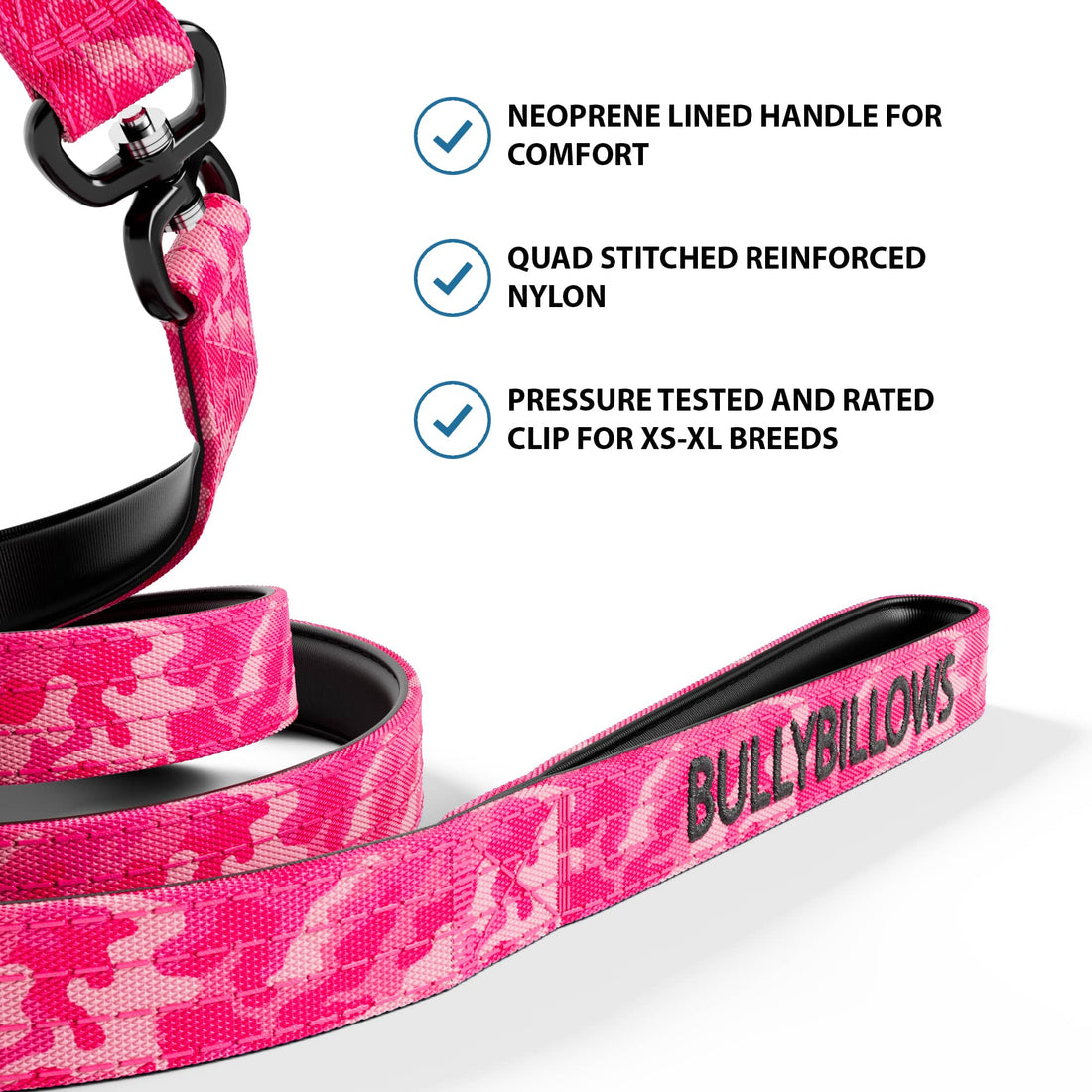 featured image of 1.4m Swivel Combat Lead | Anti-Tangle & Secure Clip - Bubblegum