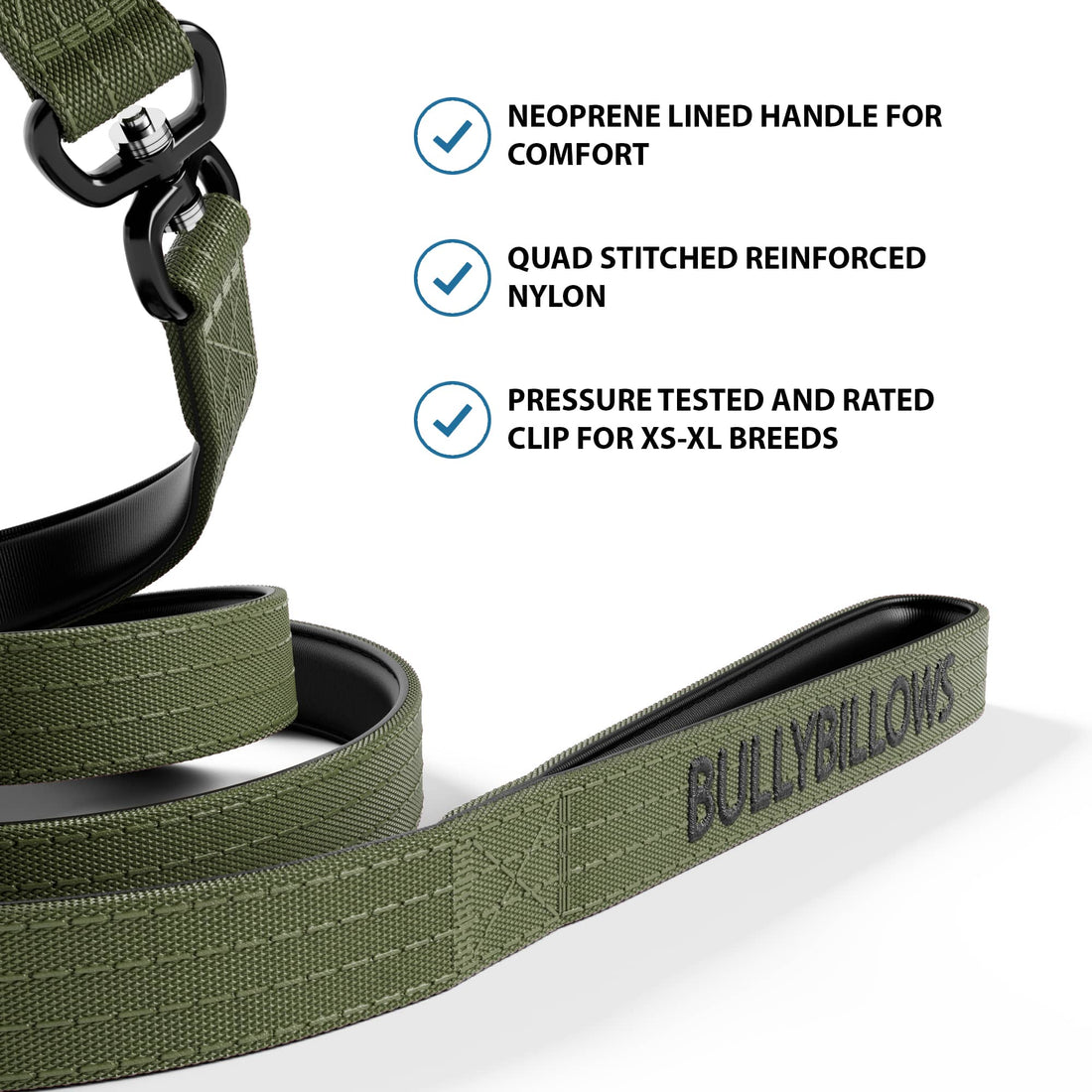 featured image of 1.4m Khaki Swivel Combat Lead