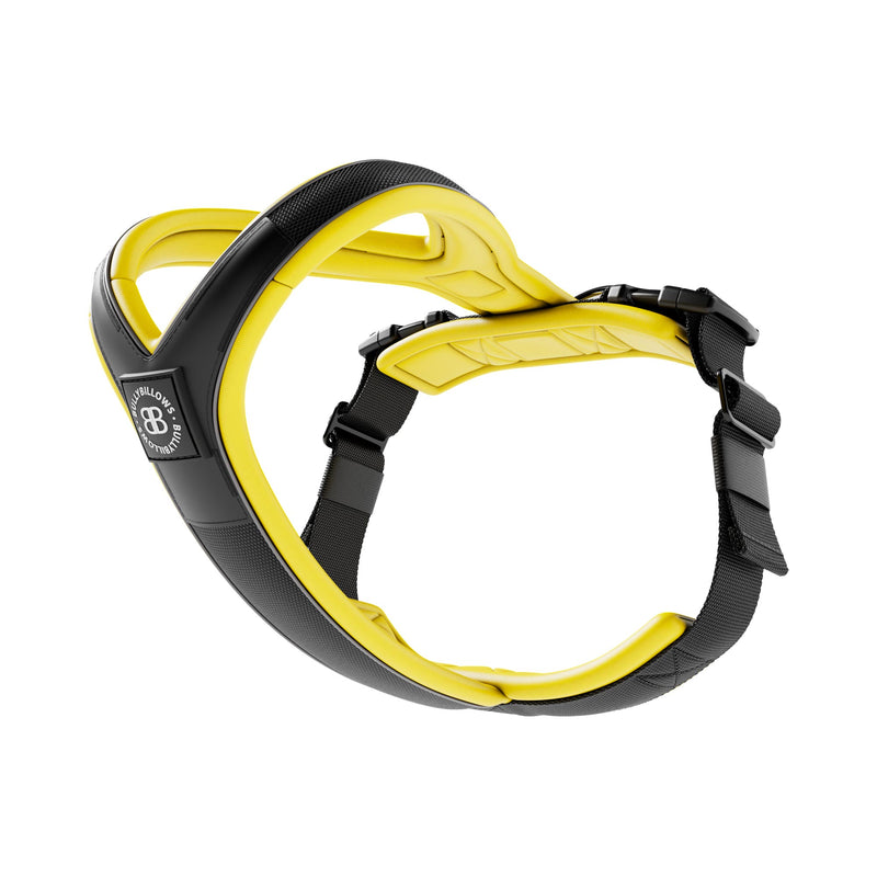 Slip on Harness | Foam Padded - Black x Yellow