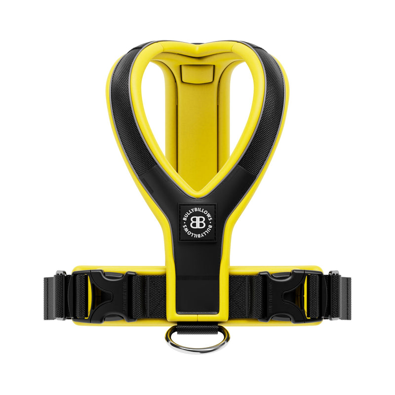 Slip on Harness | Foam Padded - Black x Yellow