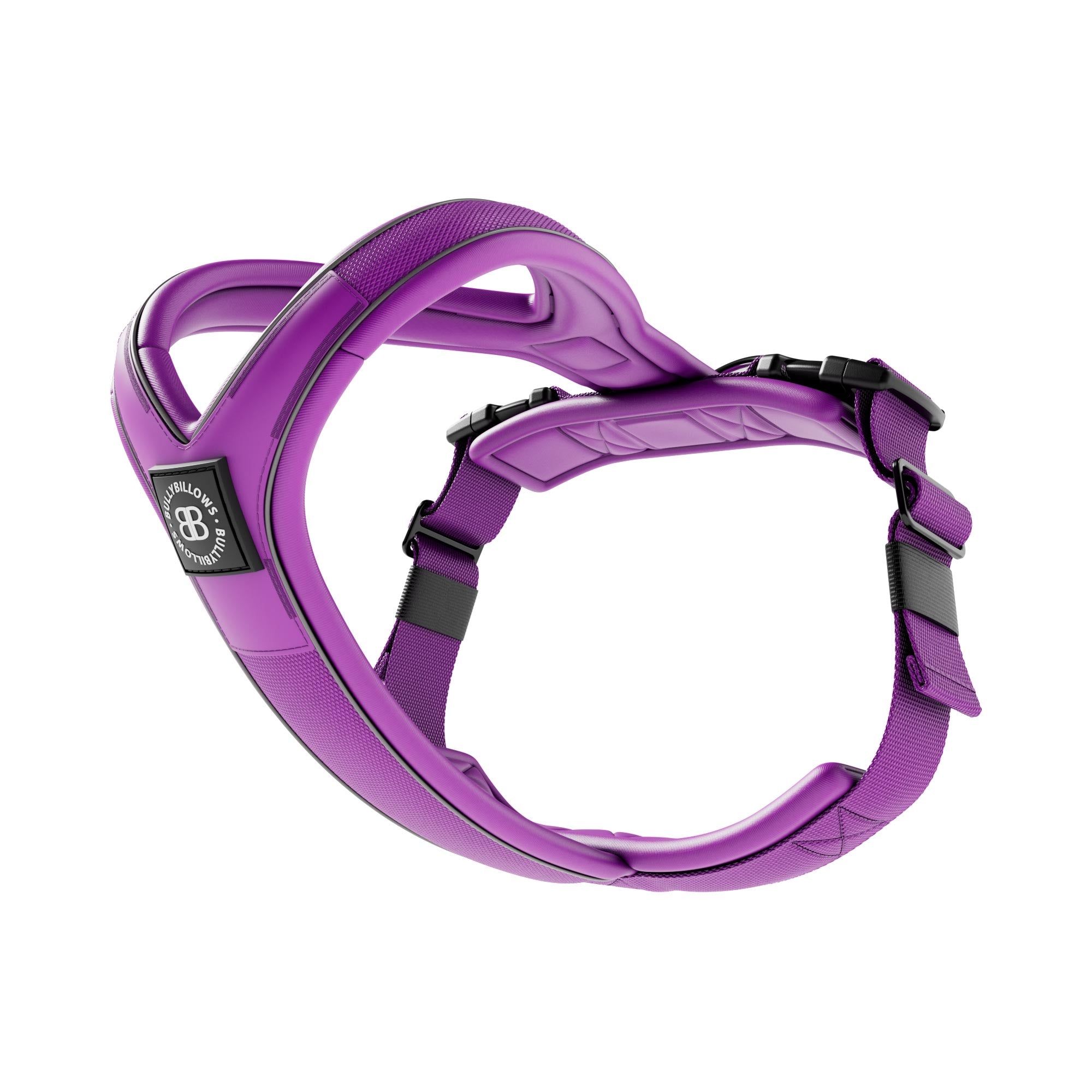 Slip on Harness | Foam Padded - Purple – BullyBillows